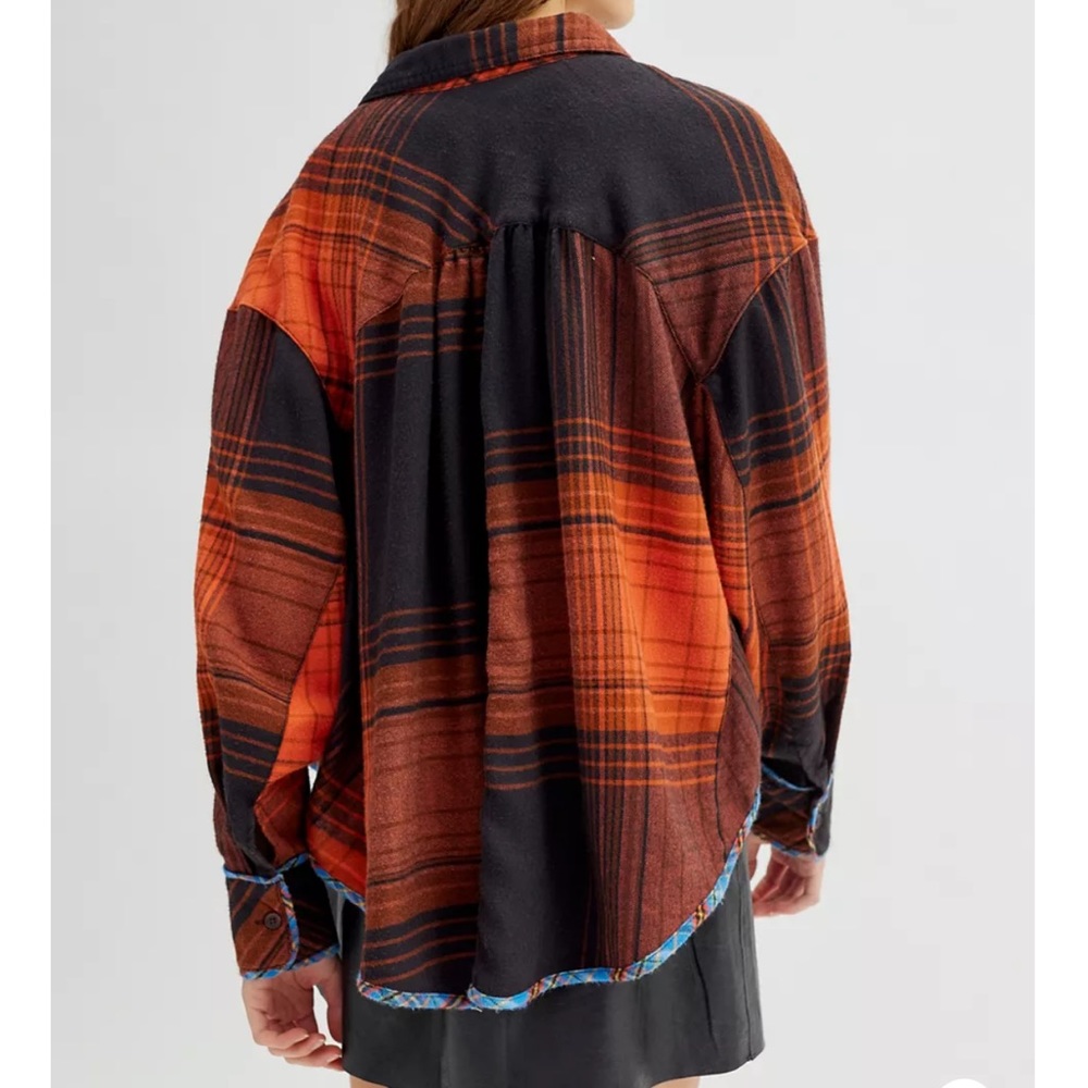 BDG Karl drapey flannel shirt - Picture 4 of 4